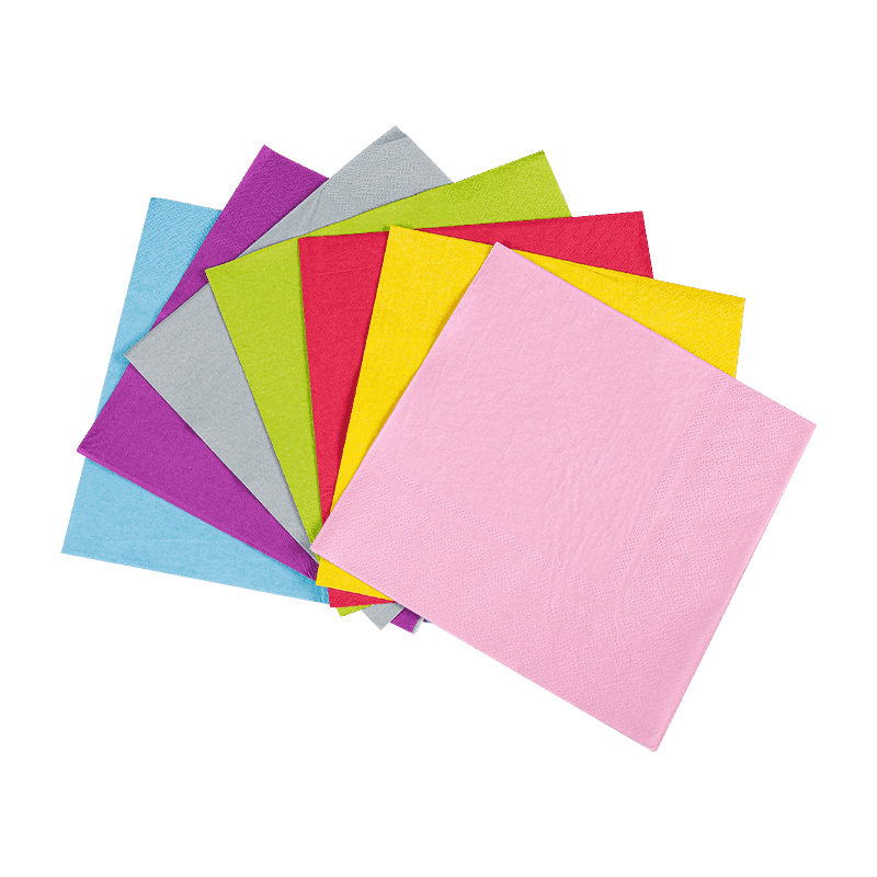 25x25 värillinen painettu paperi lautasliet SJ4102