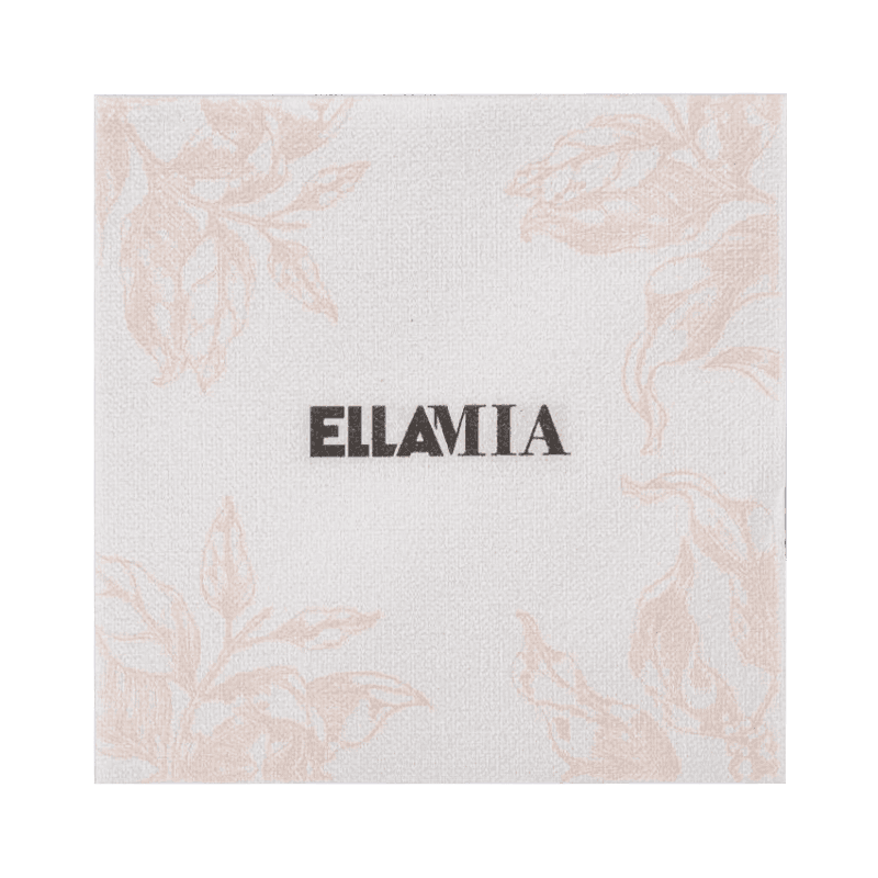 25x25 Täysi tulostettu kertakäyttöinen lautasliino Airlaid Eco -lautasenkestävä SJ1203