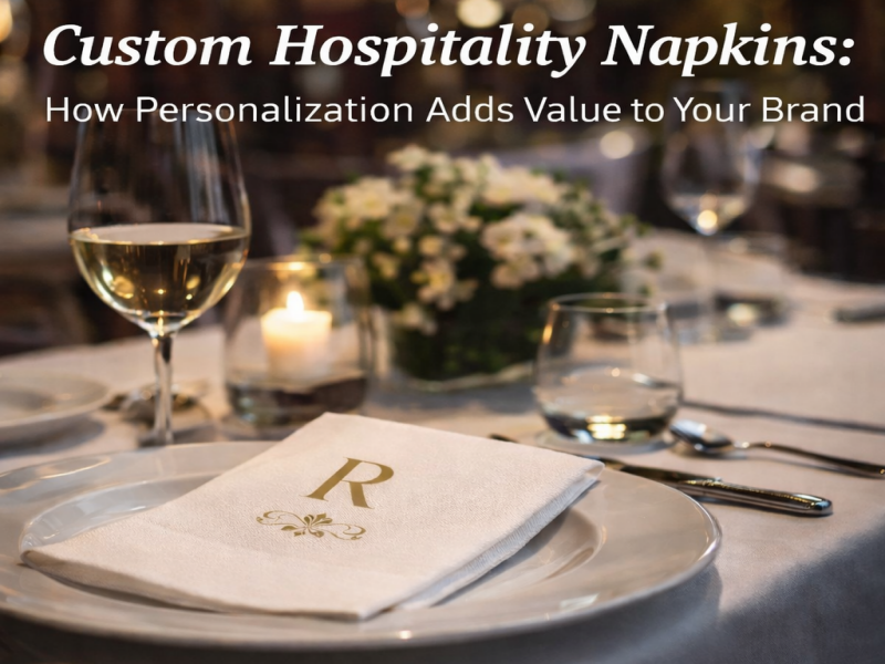 Mukautetut lautasliinat: kuinka personointi lisää arvoa brändillesi