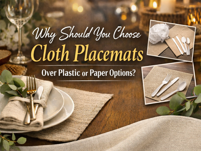 Miksi sinun pitäisi valita kangasmattoja muovi- tai paperivaihtoehtojen sijaan?