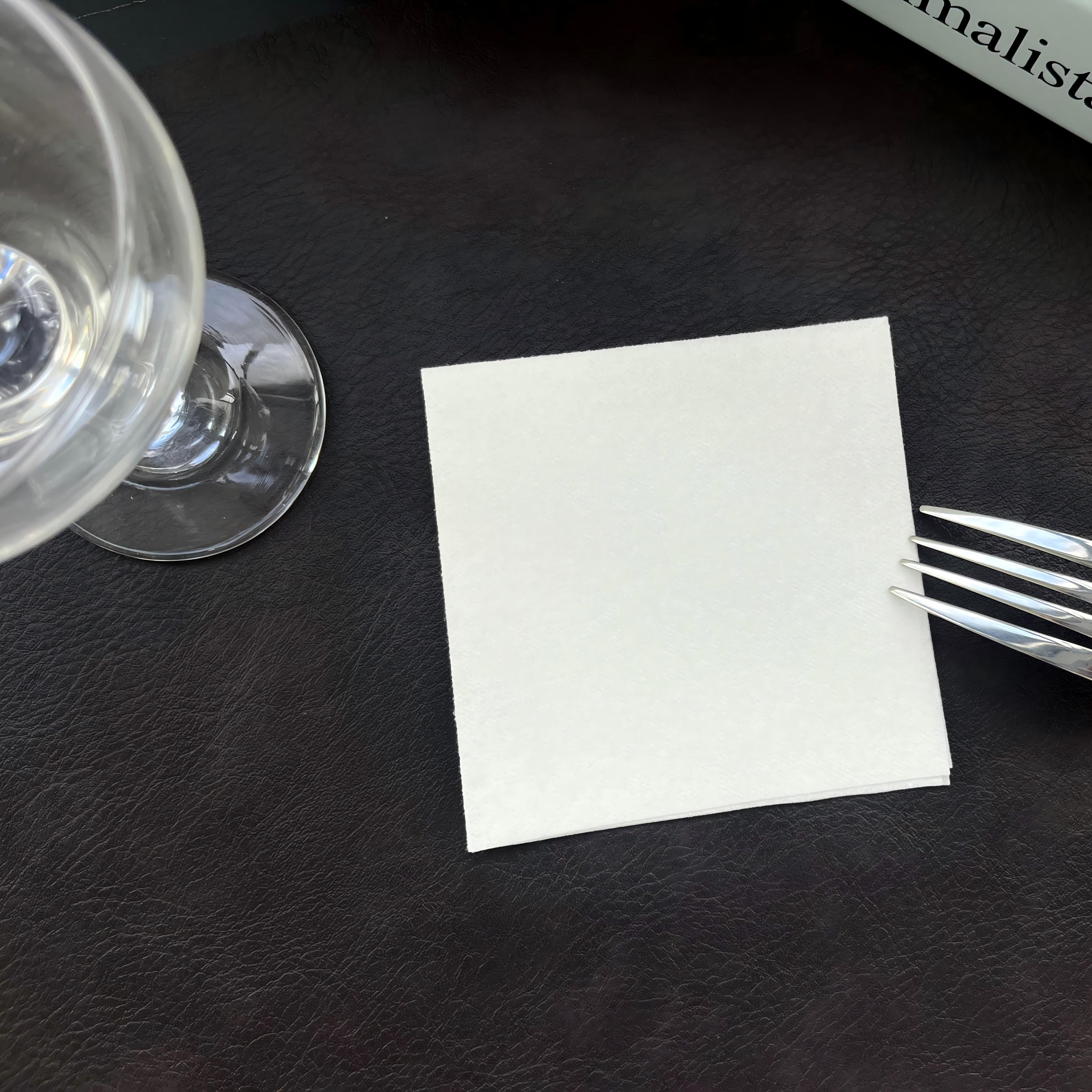 Plain Square Airlaid Cocktail-lautasliina 20*20
